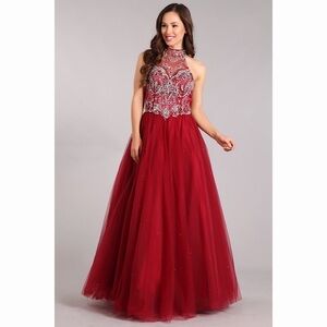 BURGUNDY Royal Ballgown 1774